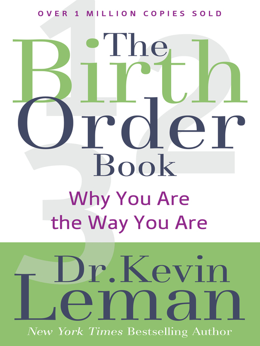 Title details for The Birth Order Book by Dr. Kevin Leman - Available